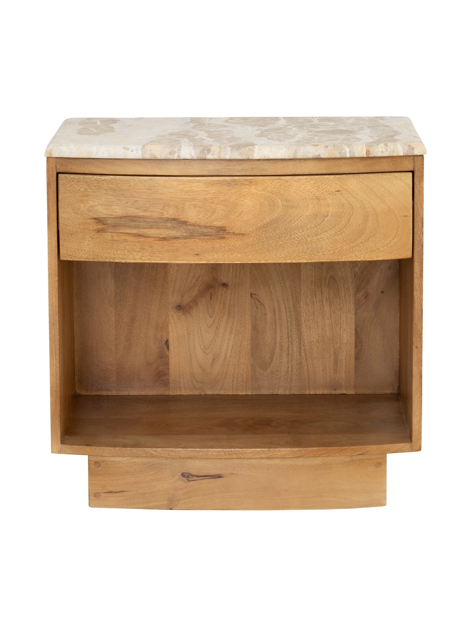 Table de chevet moderne en marbre pour chambre à coucher