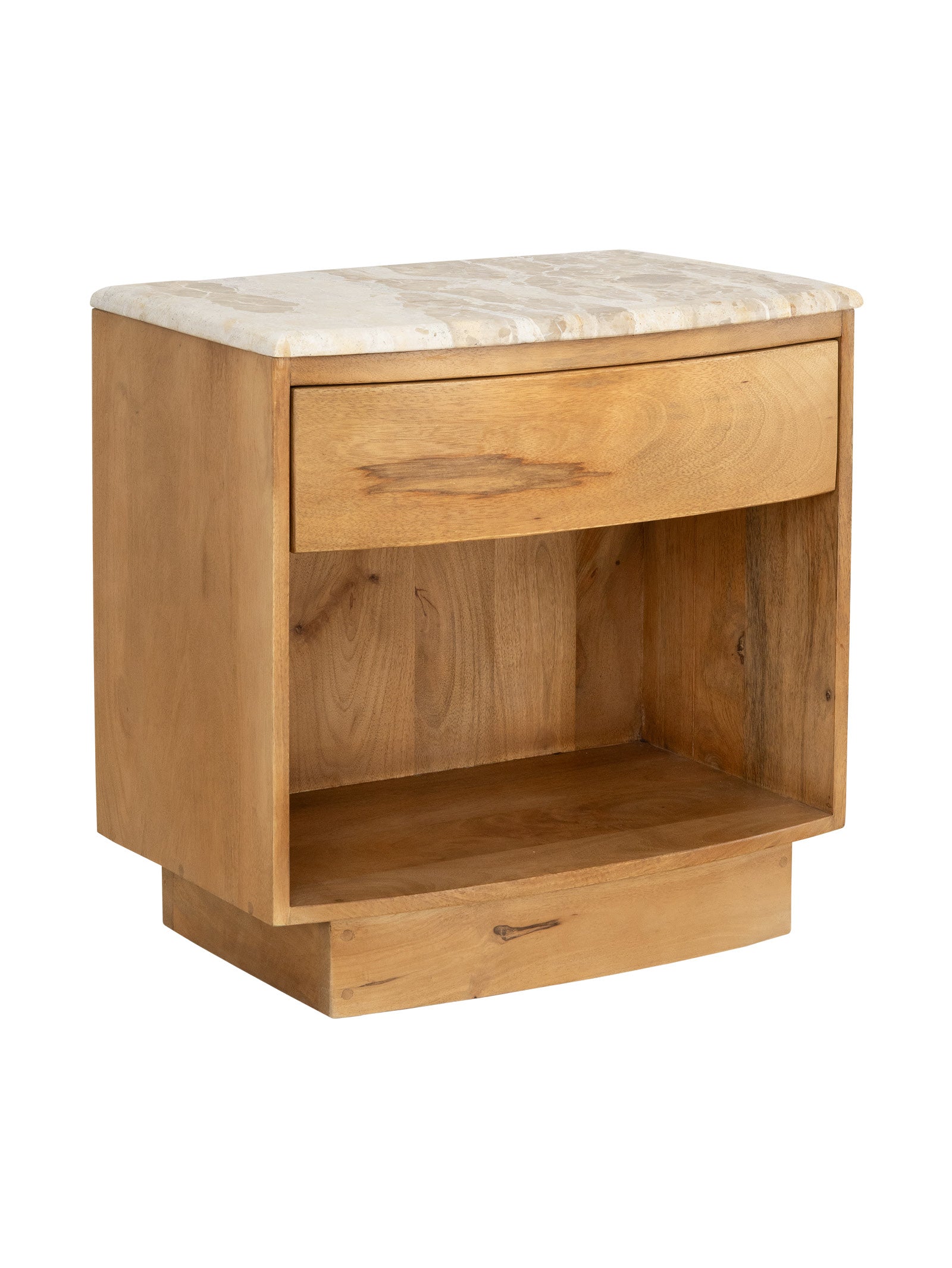 Table de chevet moderne en marbre pour chambre à coucher