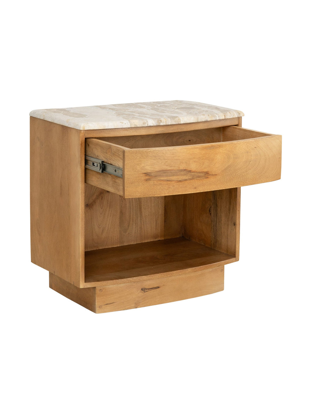 Table de chevet moderne en marbre pour chambre à coucher