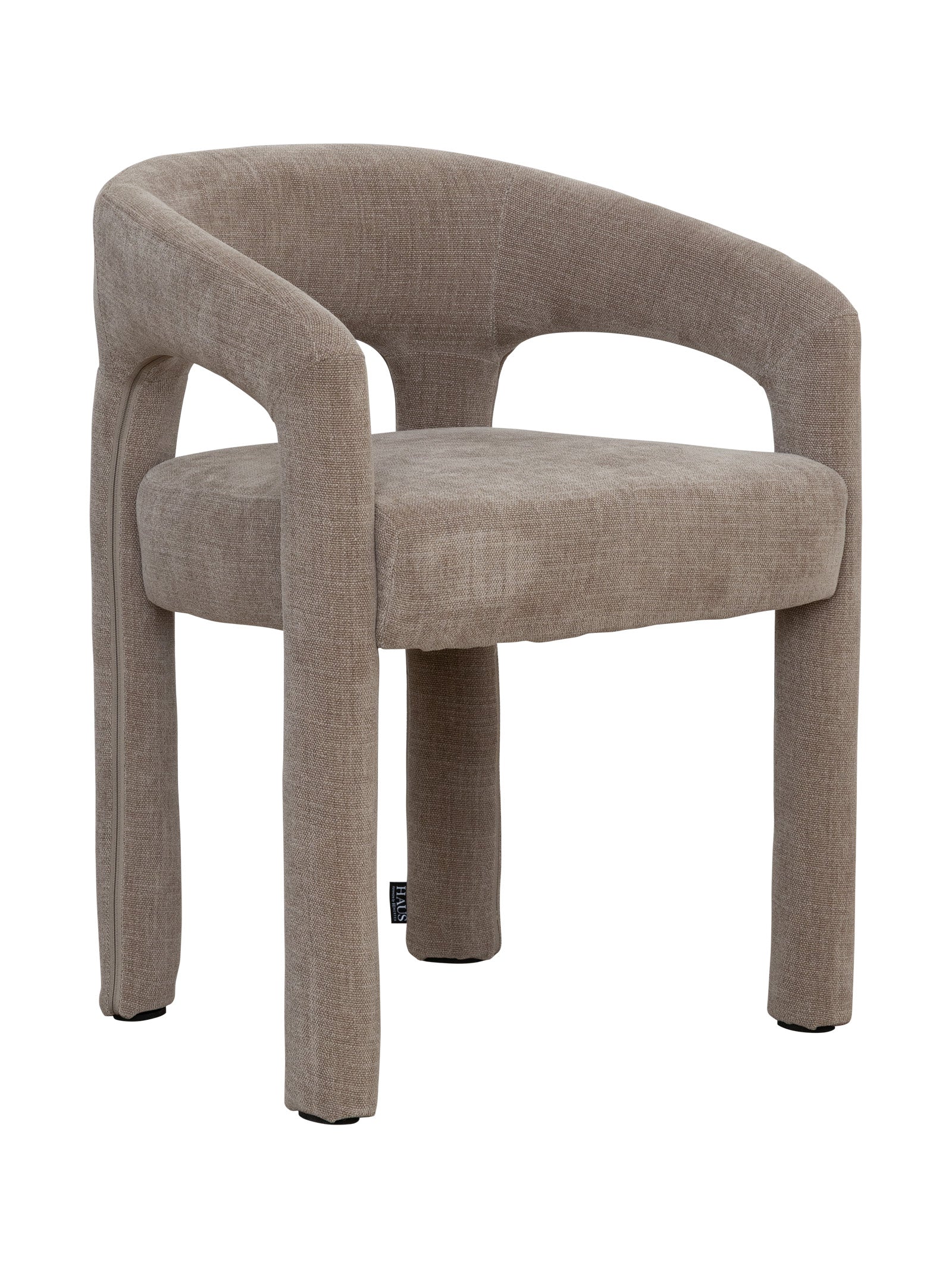 Chaise de salle à manger moderne en tissu