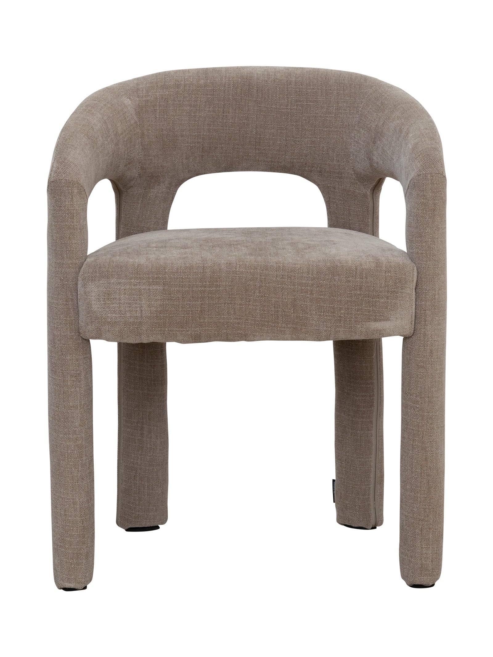 Chaise de salle à manger moderne en tissu
