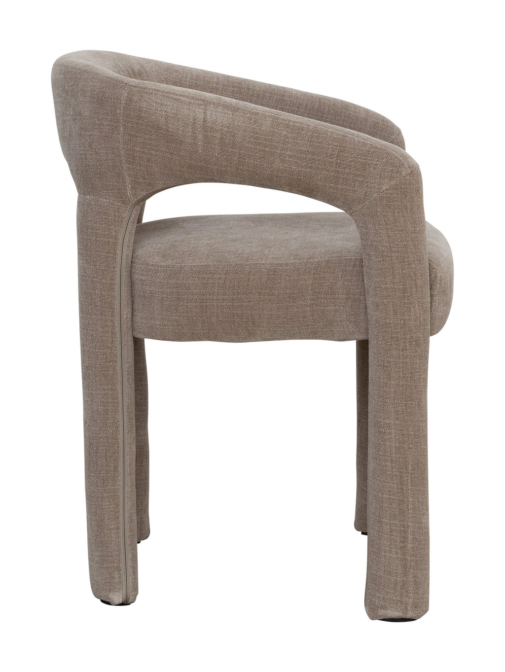 Chaise de salle à manger moderne en tissu