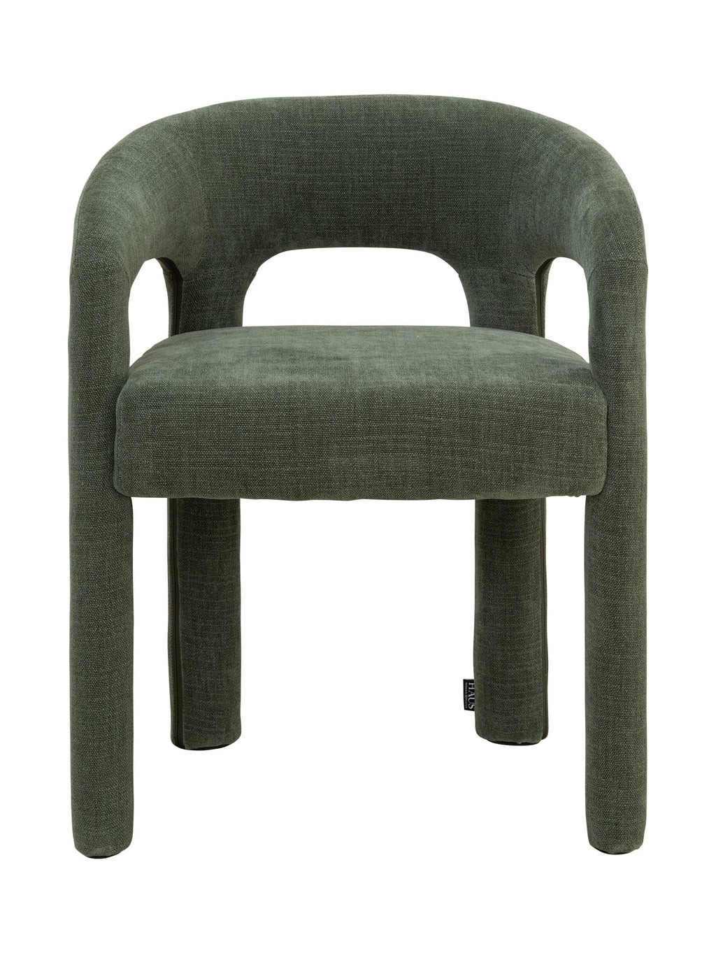 Chaise de salle à manger moderne en tissu