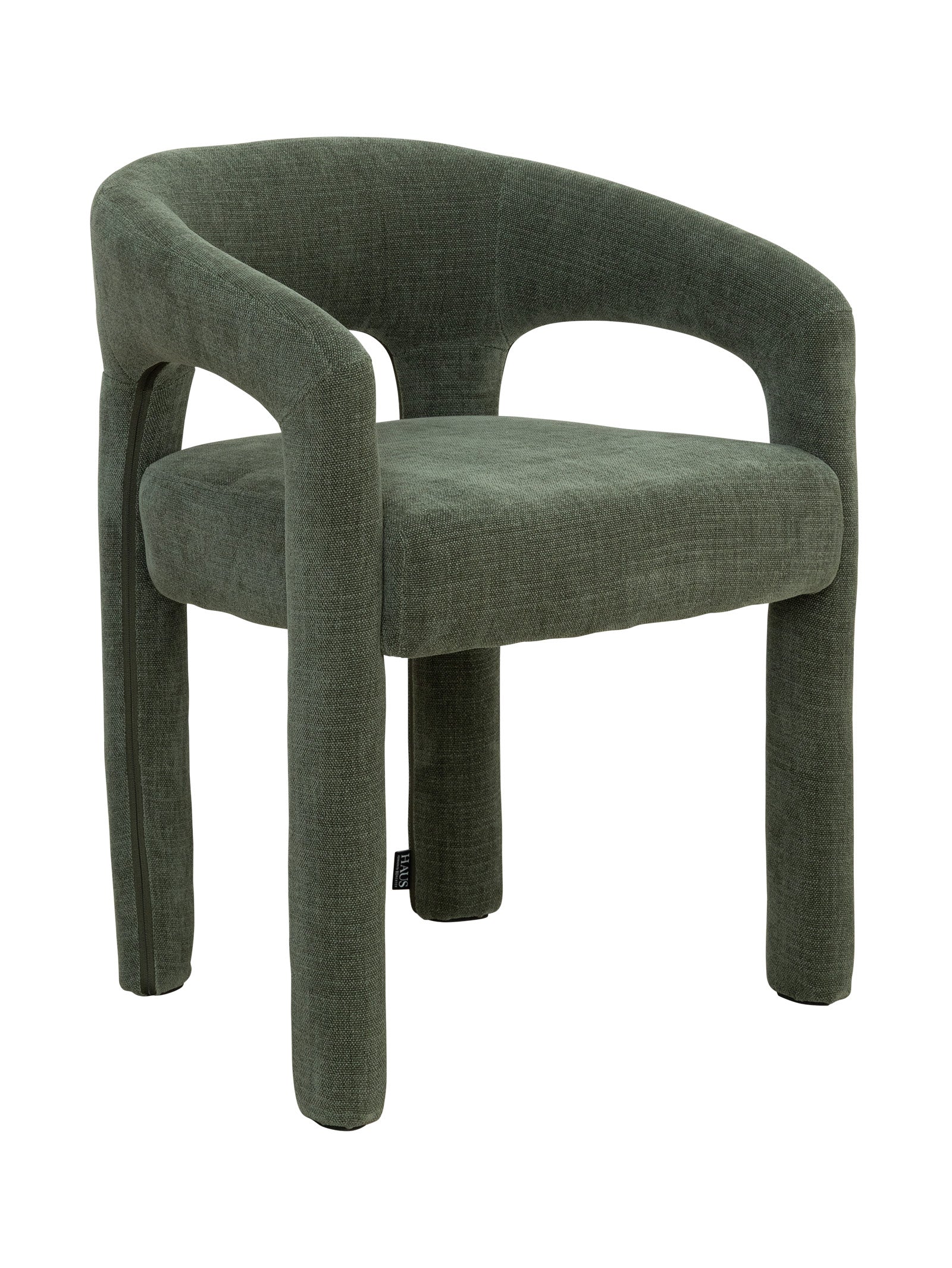 Chaise de salle à manger moderne en tissu