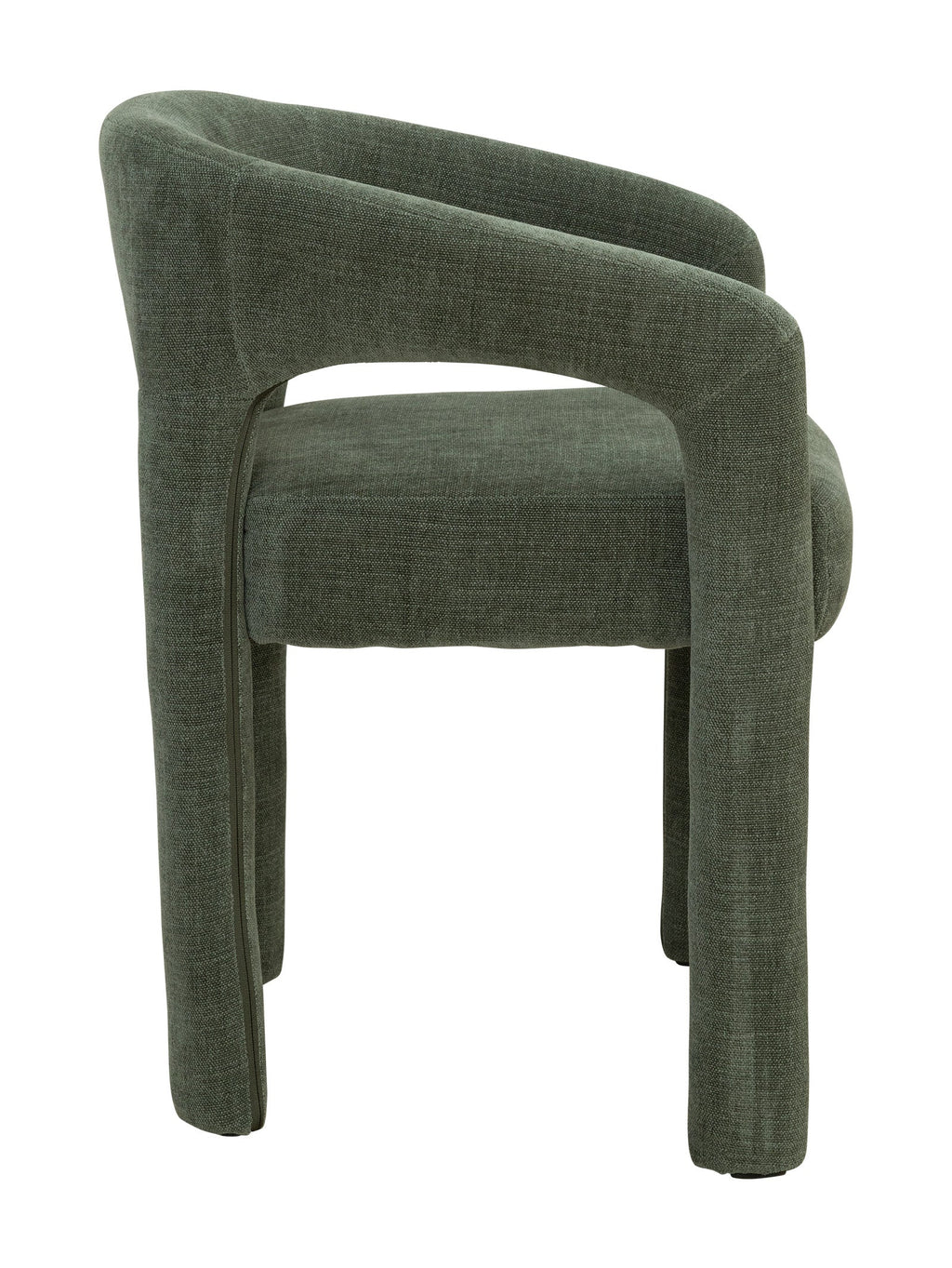 Chaise de salle à manger moderne en tissu
