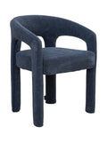 Chaise de salle à manger moderne en tissu
