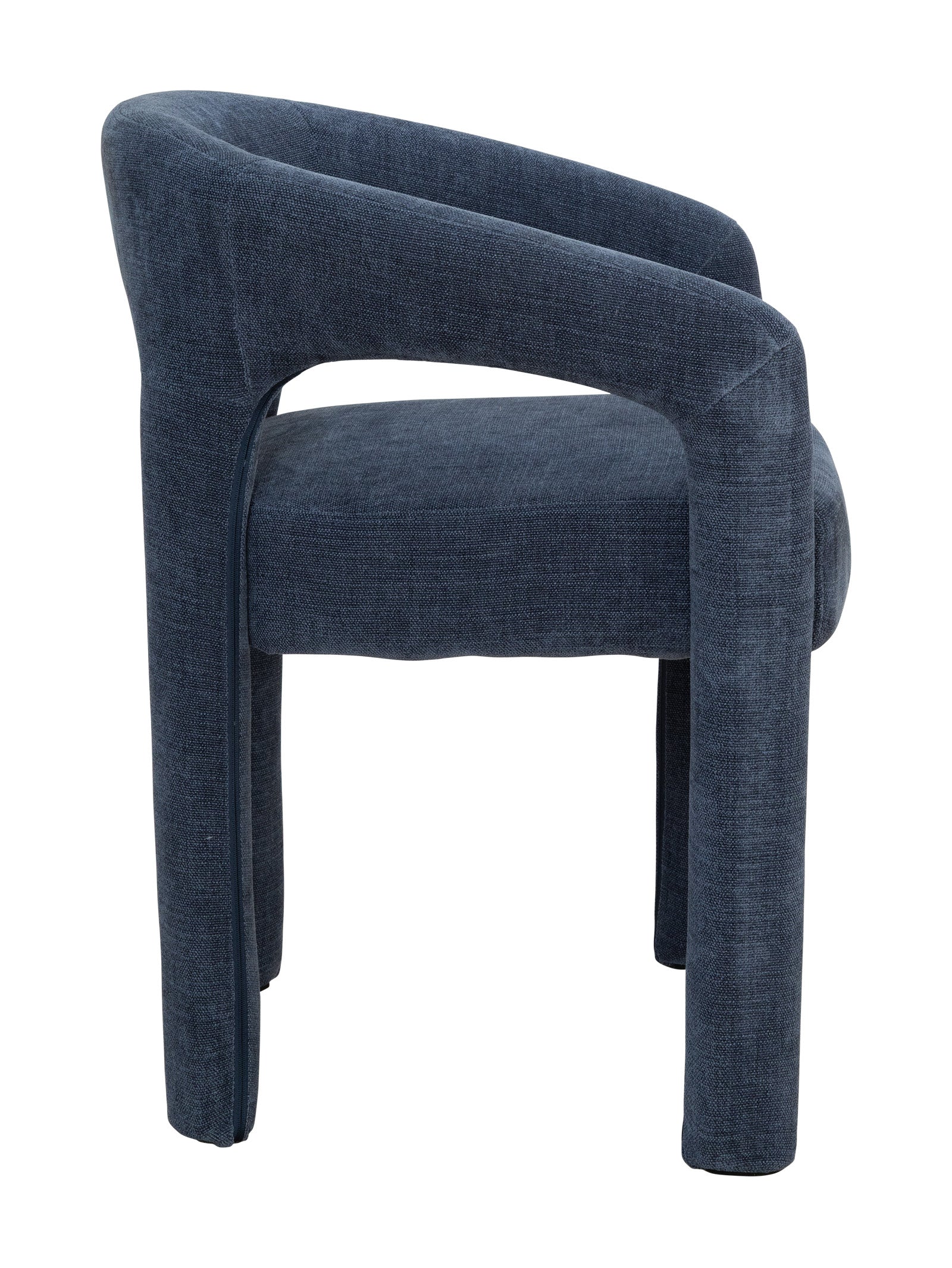 Chaise de salle à manger moderne en tissu