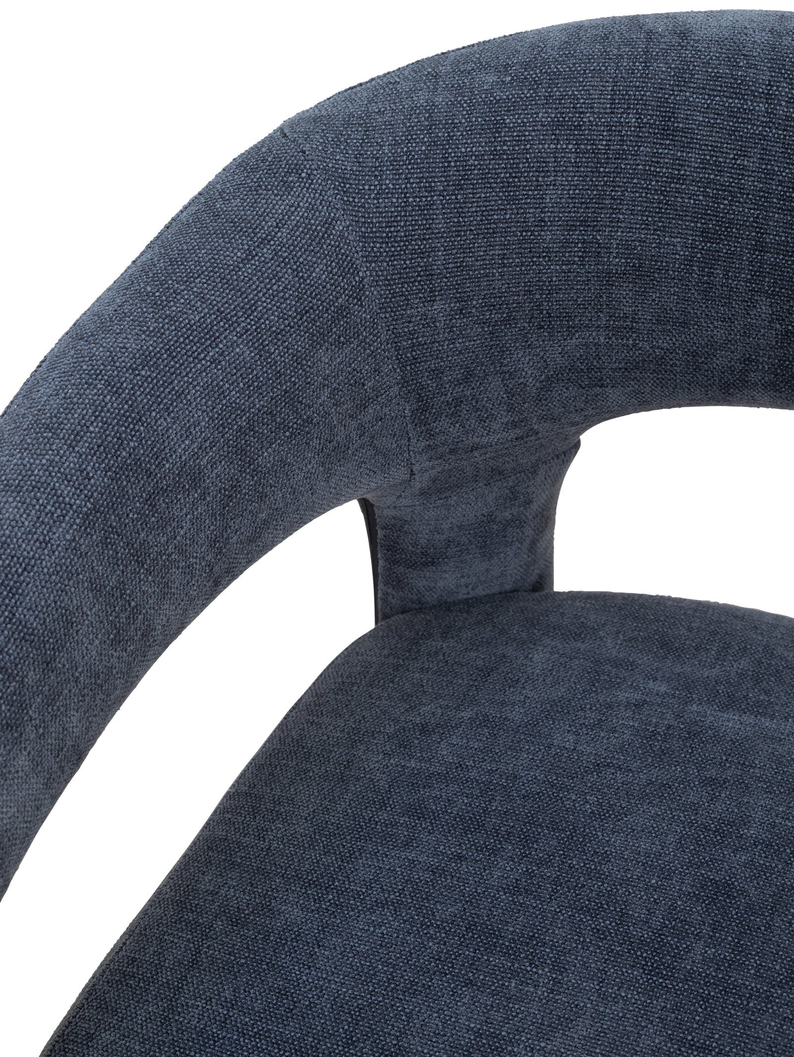 Chaise de salle à manger moderne en tissu
