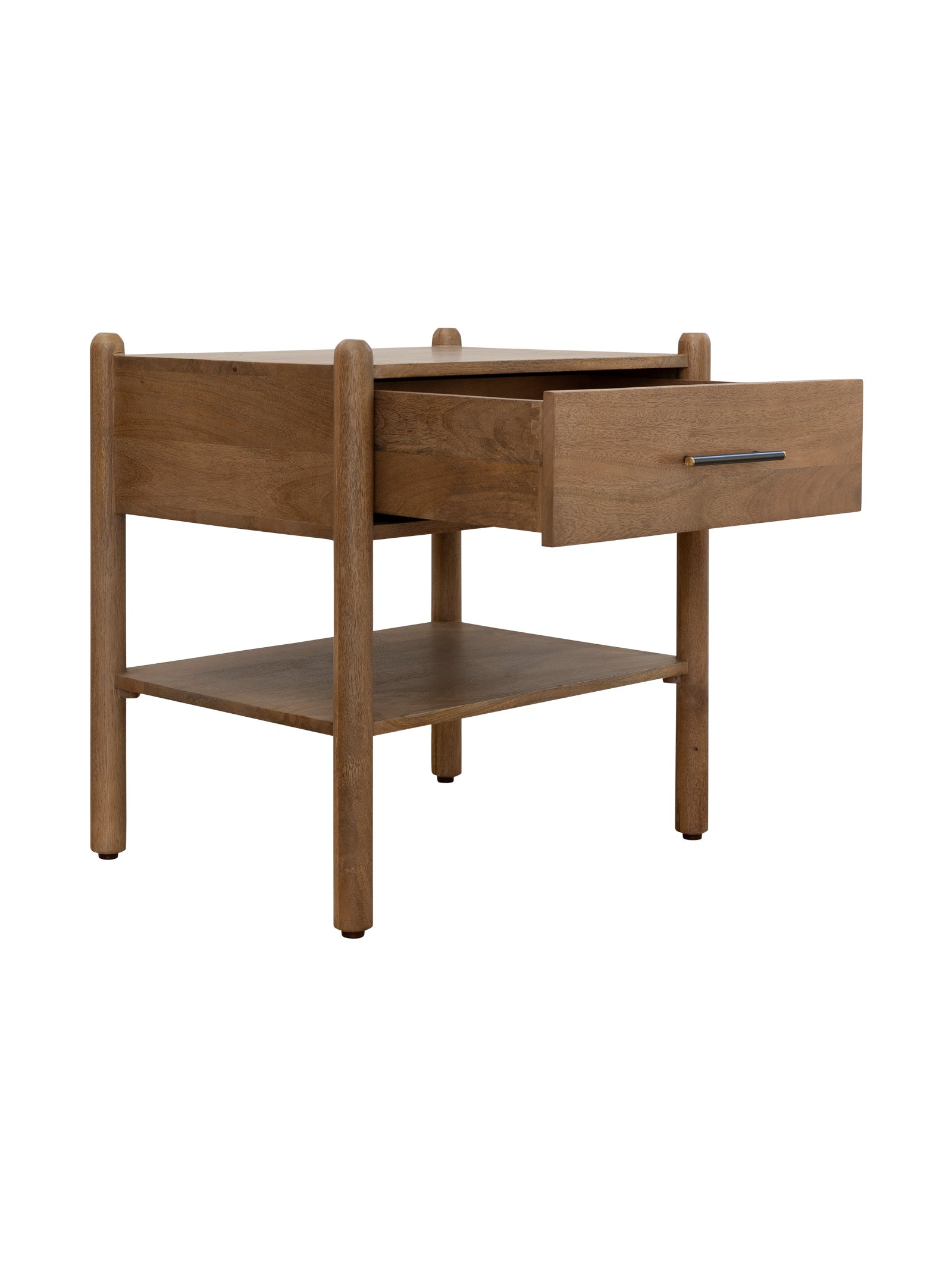 Table de chevet en bois pour chambre à coucher