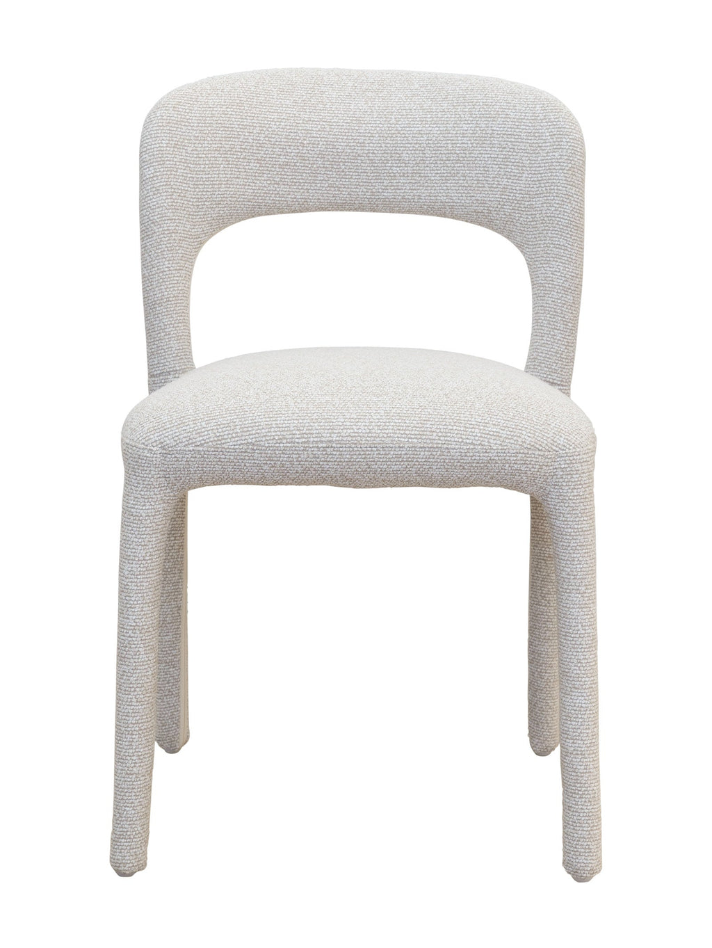 Chaise de salle à manger moderne en tissu