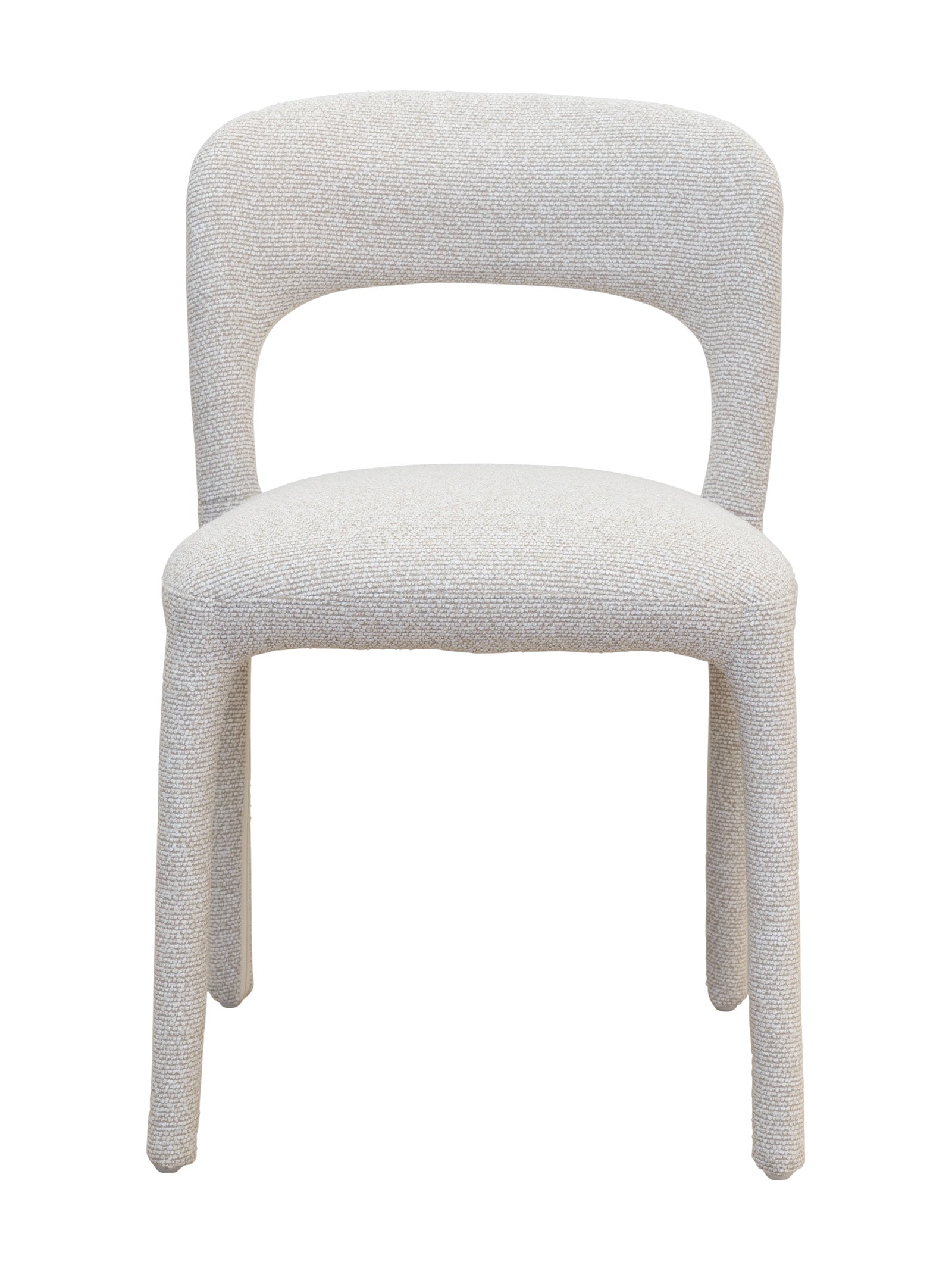 Chaise de salle à manger moderne en tissu