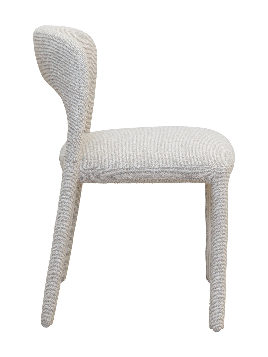 Chaise de salle à manger moderne en tissu pour salle à manger