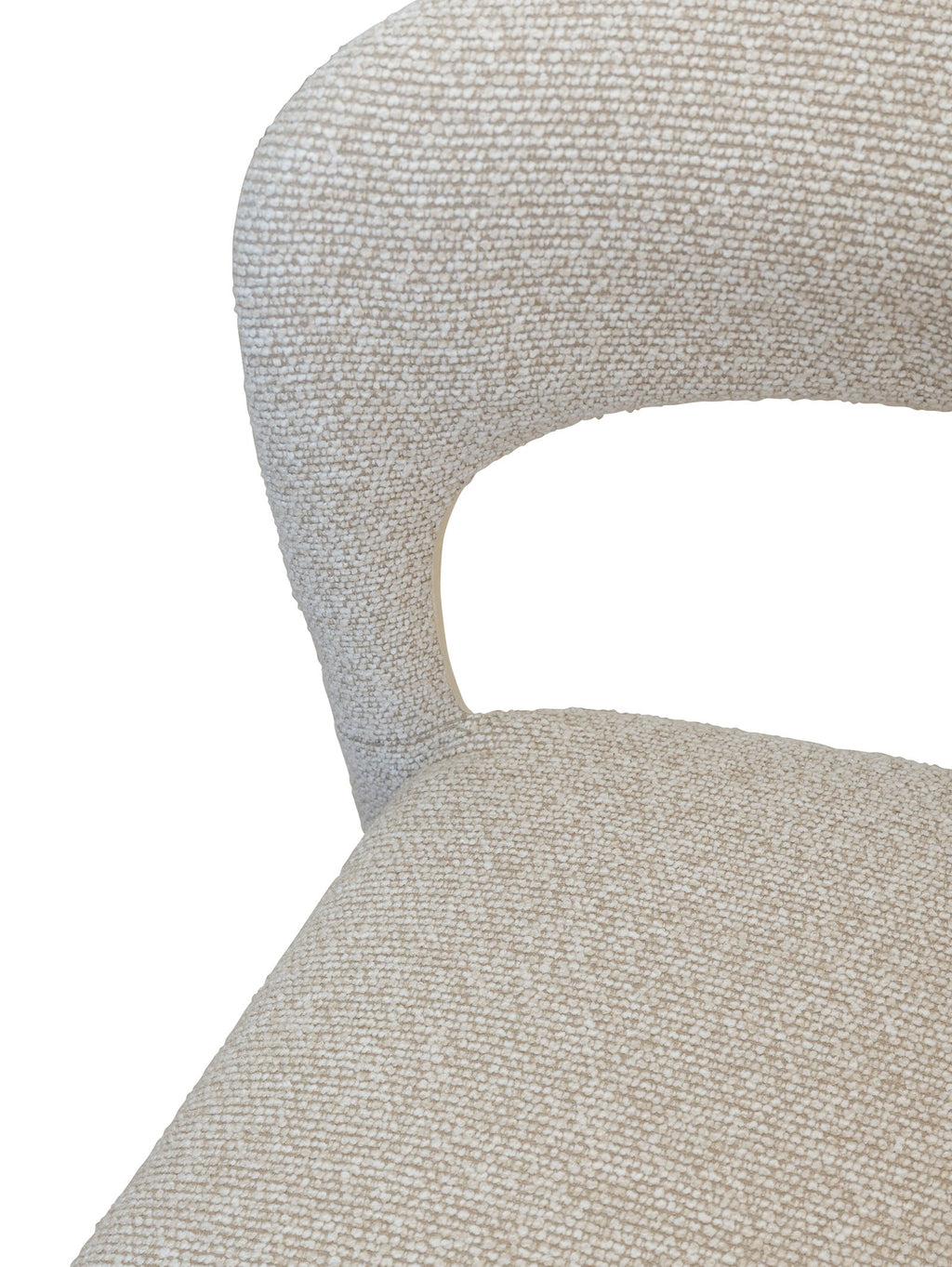 Chaise de salle à manger moderne en tissu pour salle à manger