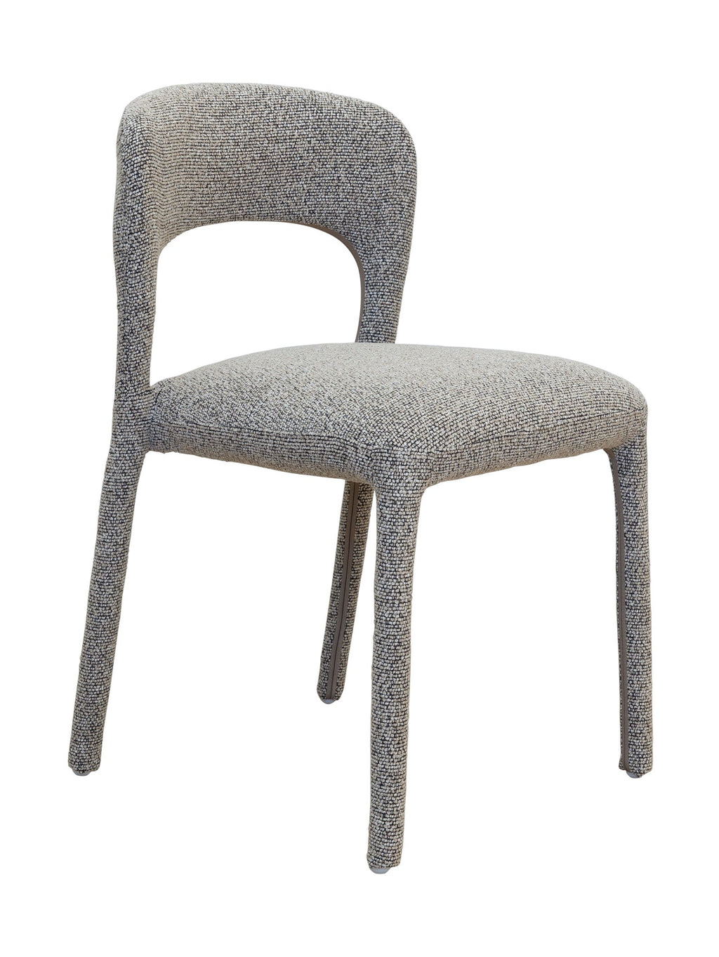 Chaise de salle à manger moderne en tissu