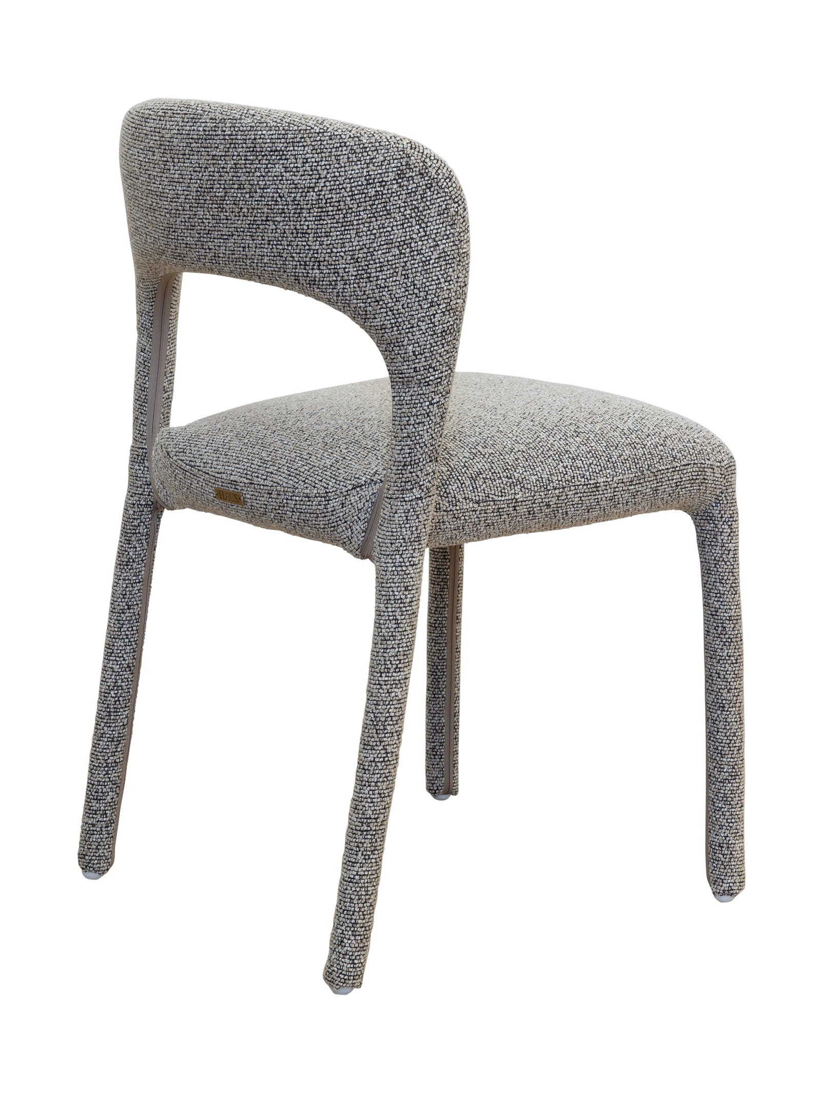 Chaise de salle à manger moderne en tissu