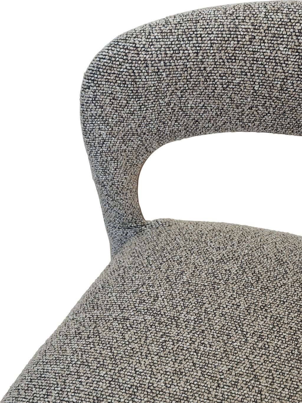 Chaise de salle à manger moderne en tissu pour salle à manger