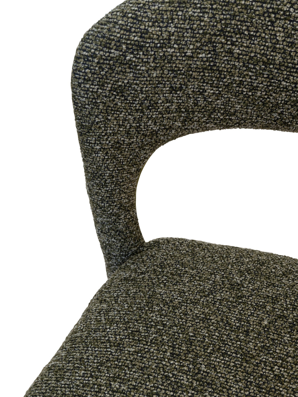 Chaise de salle à manger en tissu moderne