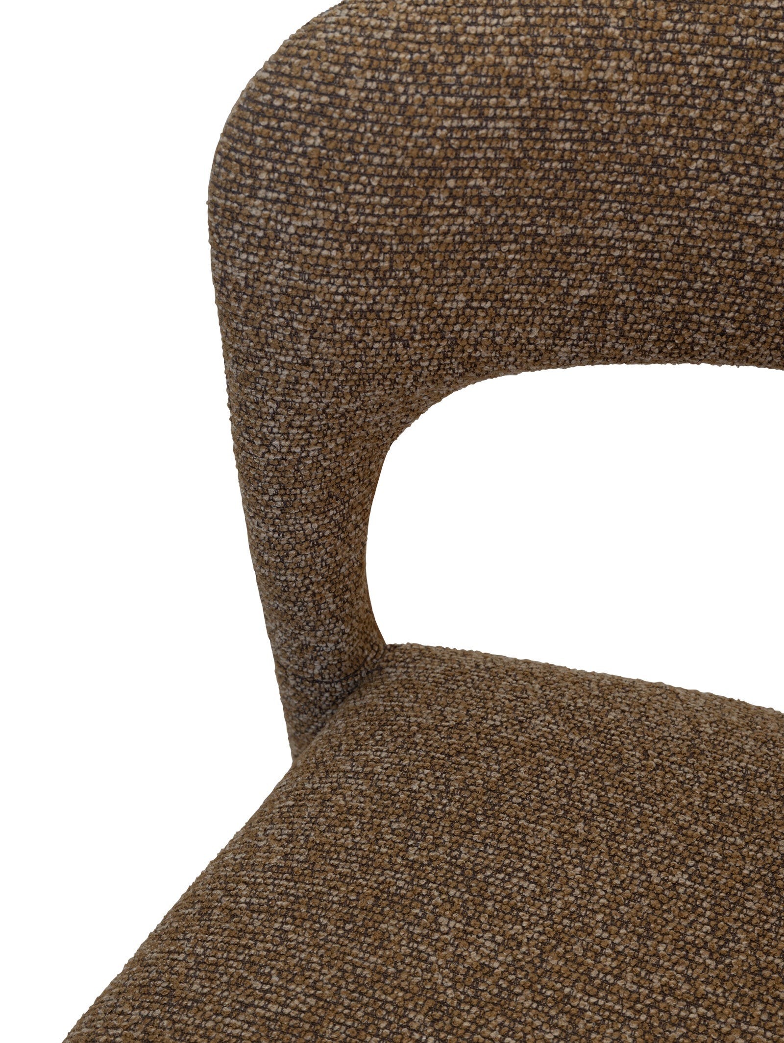 Chaise de salle à manger en tissu moderne