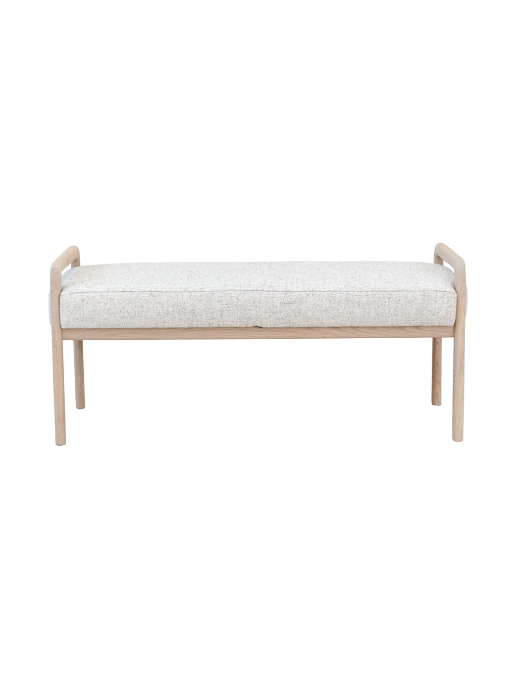 Banc en chêne du milieu du siècle