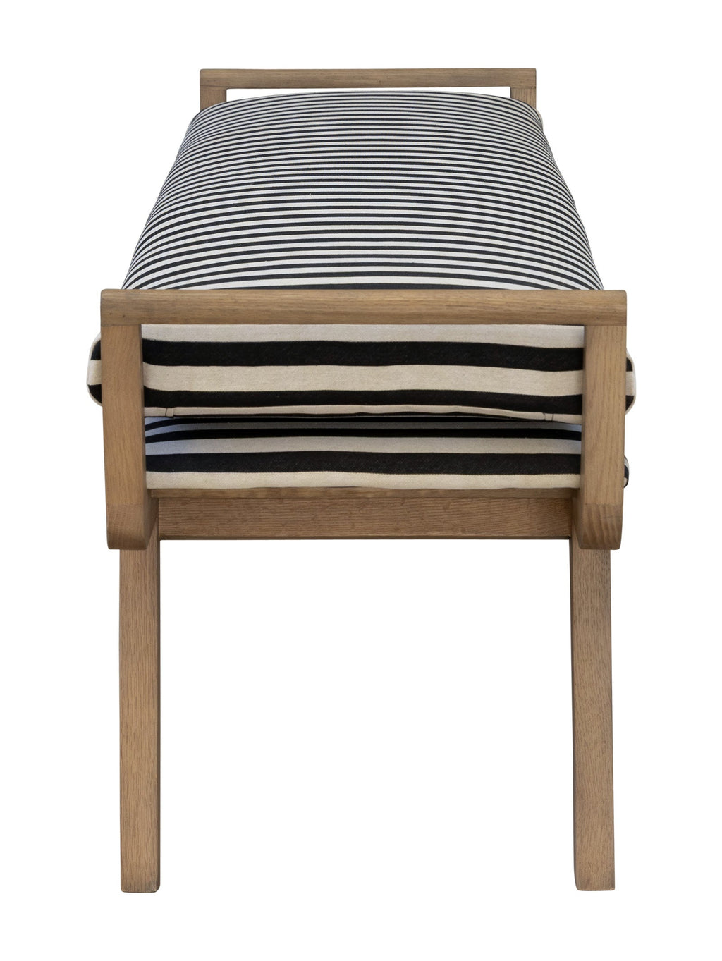 Banc contemporain en chêne massif