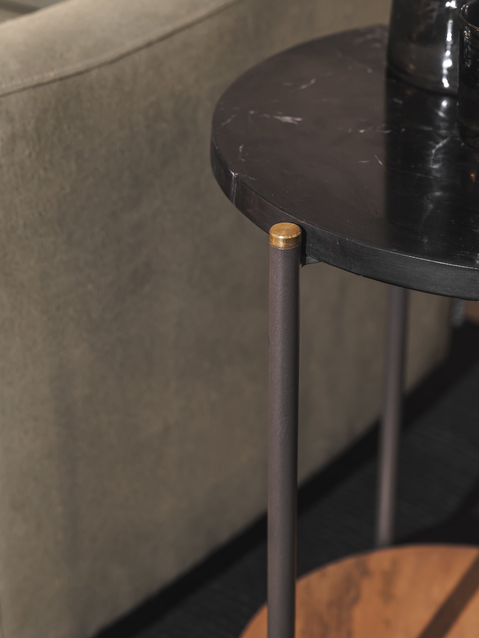 Table d'appoint en marbre pour salon