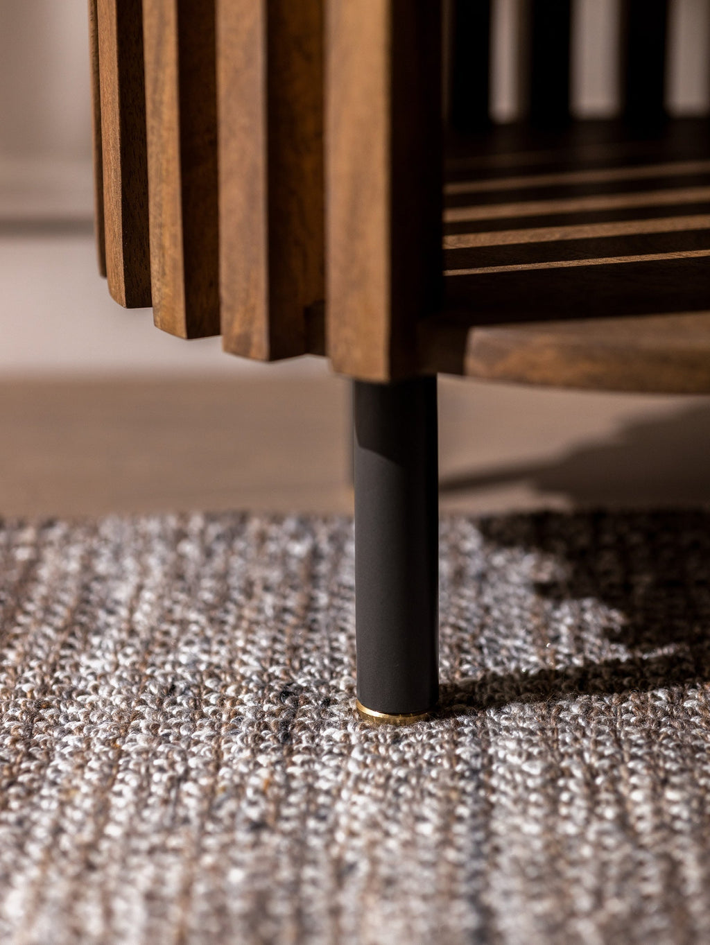 Table d'appoint en bois pour salon