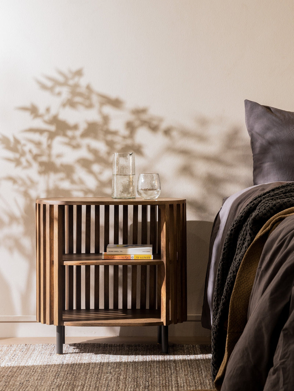 Table d'appoint en bois pour salon