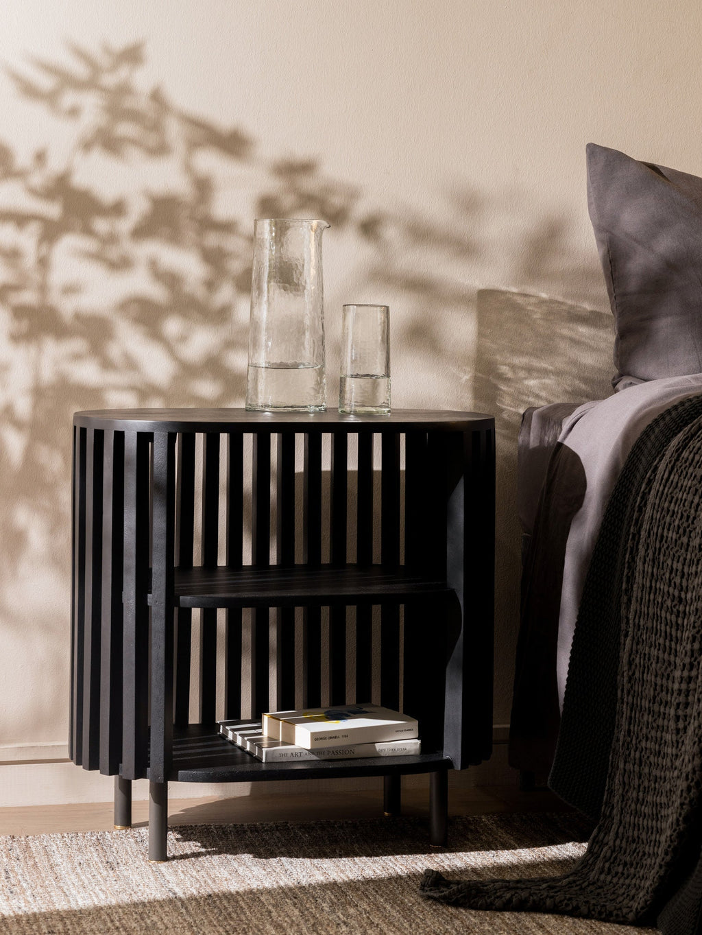 Table d'appoint en bois pour salon